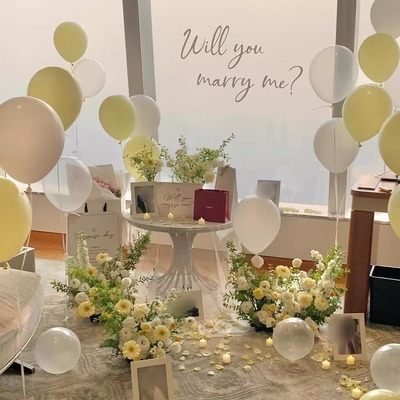酒店表白装扮求婚布置装饰用品