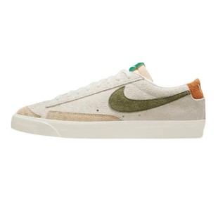 米绿棕 Low 麂皮 开拓者低帮休闲板鞋 100现货 Nike DM7582 Blazer