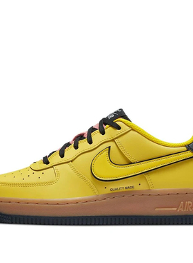 耐克Nike AIR Force 1 空军一号复古休闲板鞋 黄黑CZ7948 700现货