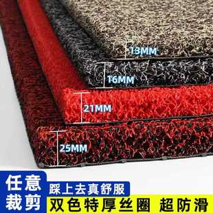 进门地垫入户门口pvc丝圈地毯防滑除尘汽车脚垫酒店商铺门垫加厚