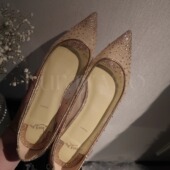 网纱水钻女士尖头内增高2.5cm平底鞋 天鹅湖仙女鞋 Luray 现货