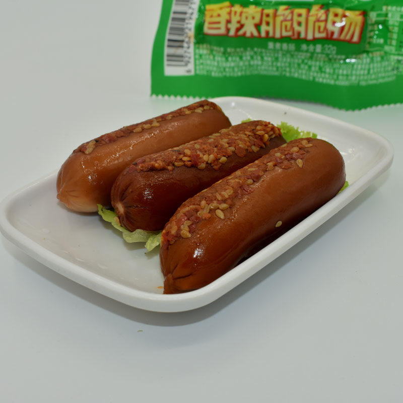 清真香辣脆脆肠32g金锣尚清斋香肠清真肠清真肠20根包邮