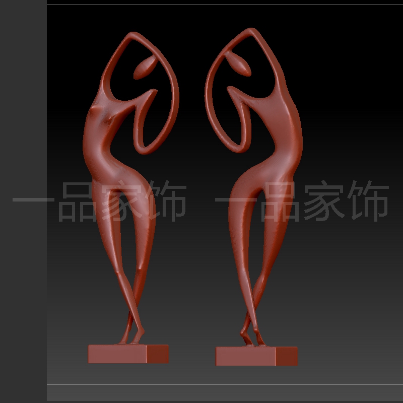 7景观的是雕stl格式圆雕图雕刻图模型文件三维立体图3d