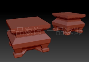底座5 圆雕图stl模型核雕图三维图立体图精雕图3d打印非实物