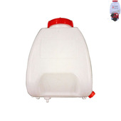 767 机动喷雾器打药桶带盖子滤网塑料储水桶25升 768型园林背负式