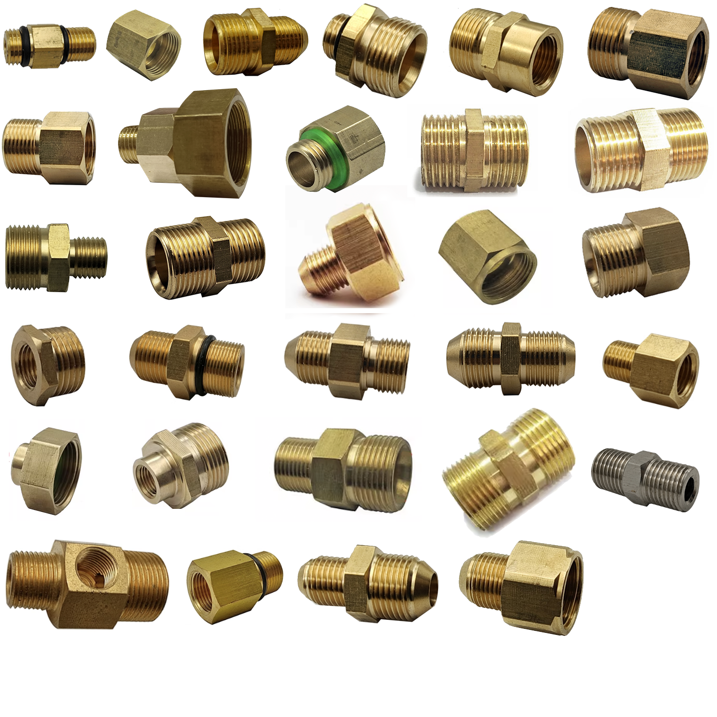 高压转接头洗车机铜变接4分转2分