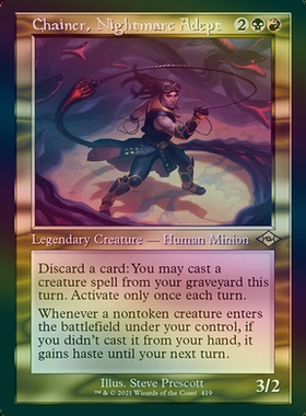 【铃铛卡牌】万智牌 英文 平闪 MH2 老框 梦魇专家崔纳 日印