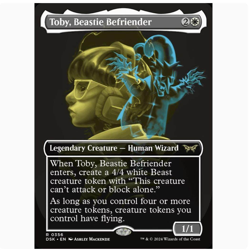 【铃铛卡牌】万智牌 英文 暮悲邸 DSK 异画闪 兽伴挚友托比 356