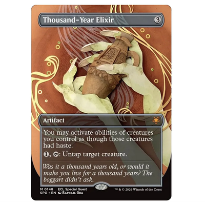 【铃铛】万智牌 英文 洛温: 暗影笼罩 SPG 来宾 平/闪 千年琼浆