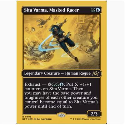 【铃铛卡牌】万智牌 英文 乙太漂移 DFT 金边 蒙面赛手西塔瓦玛