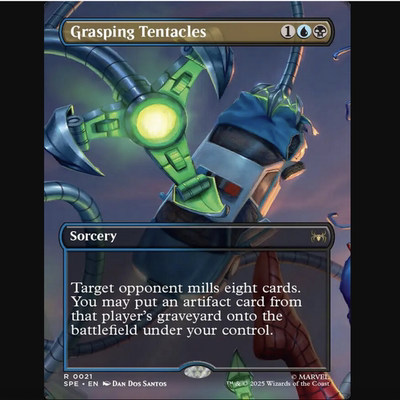 【铃铛卡牌】万智牌 英文 蜘蛛侠 SPE 异画 场景 Grasping