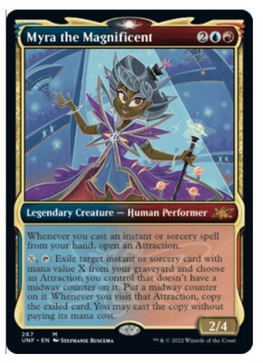 【铃铛卡牌】万智牌 英文 unf 异画 秘稀 Myra the Magnificent