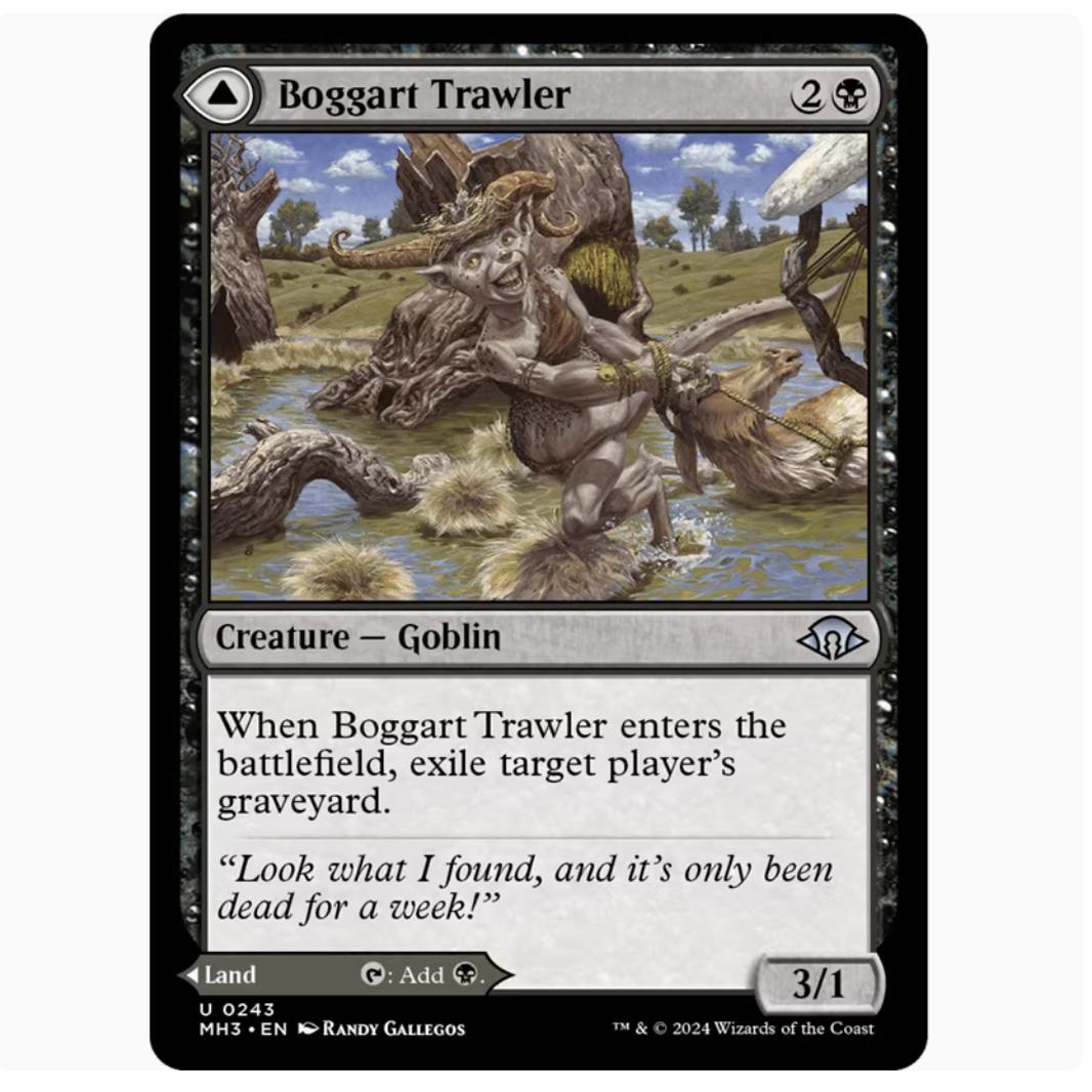 【铃铛卡牌】万智牌 英文 摩登新篇3 MH3 闪 银 曳物波尬 日印