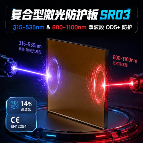 SR03激光防护板OD5+CE认证