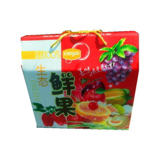 盒空盒手提盒水果箱子包装 新苹果礼盒提盒彩色纸盒礼品硬纸箱包装