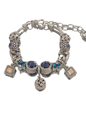 潘家多拉欧美满贯轻奢ins小众繁星童话冰凌花手链直播爆款亚马逊