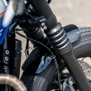 原装进口 英国motone 凯旋BOBBER/速度大师专用 超短前泥瓦挡泥板