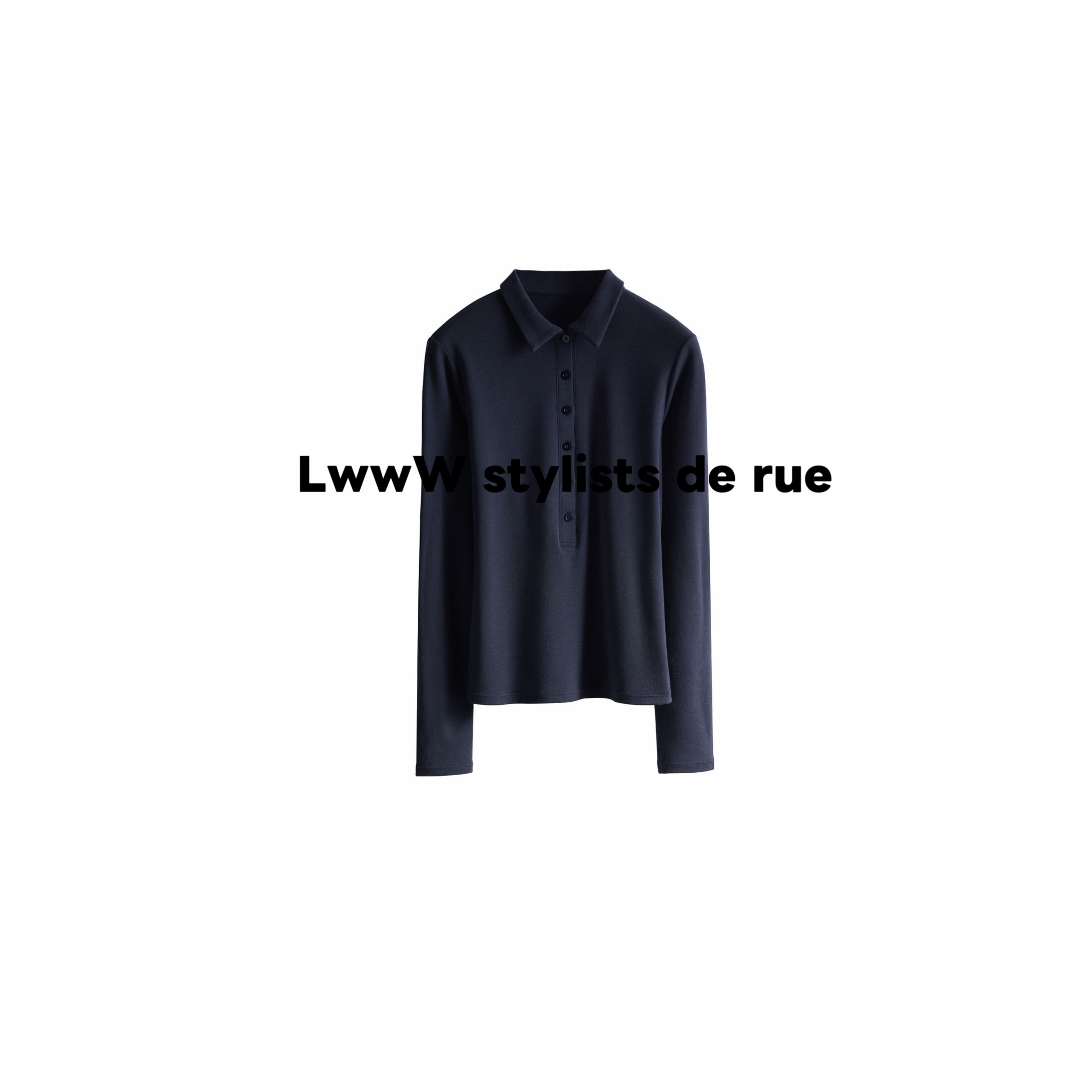 【Polo】阿拉善山羊绒糯软翻领长袖上衣