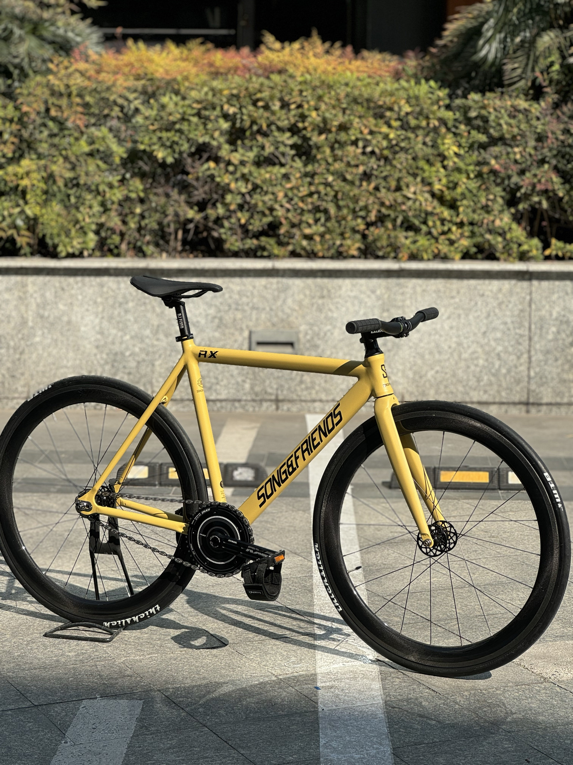 #二手#Sf歌声与朋友十周年Rx系列铝合金竞速死飞自行车整车