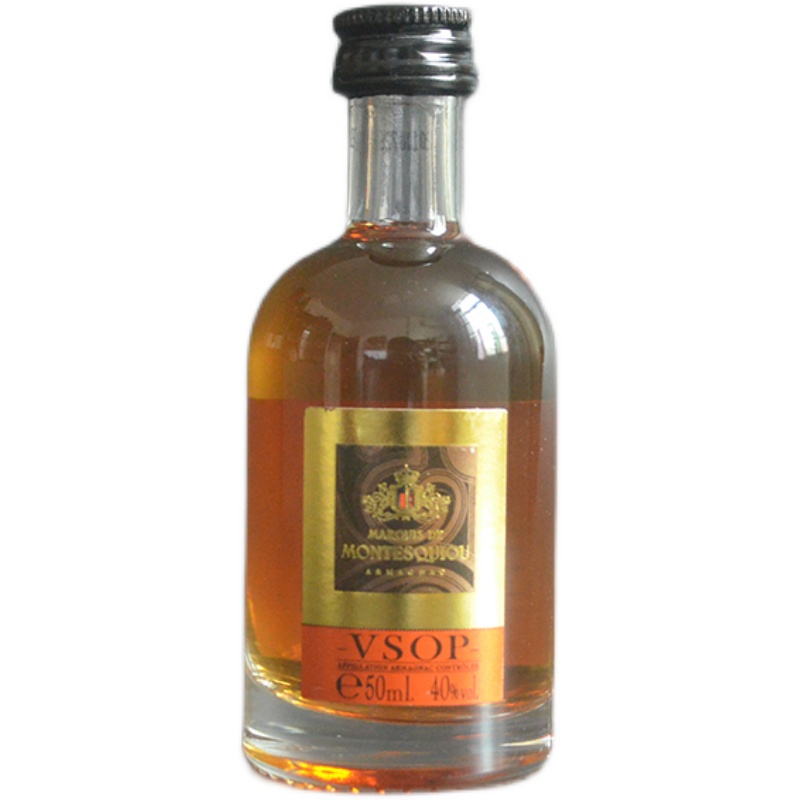 蒙特伯爵vsop 雅文邑 洋酒小酒版50ml法國白蘭地 Montesquiou行貨