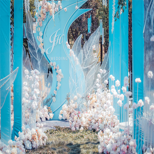 气球生日直播间背景墙生日派对室内装饰求婚现场高清3d立体背景布