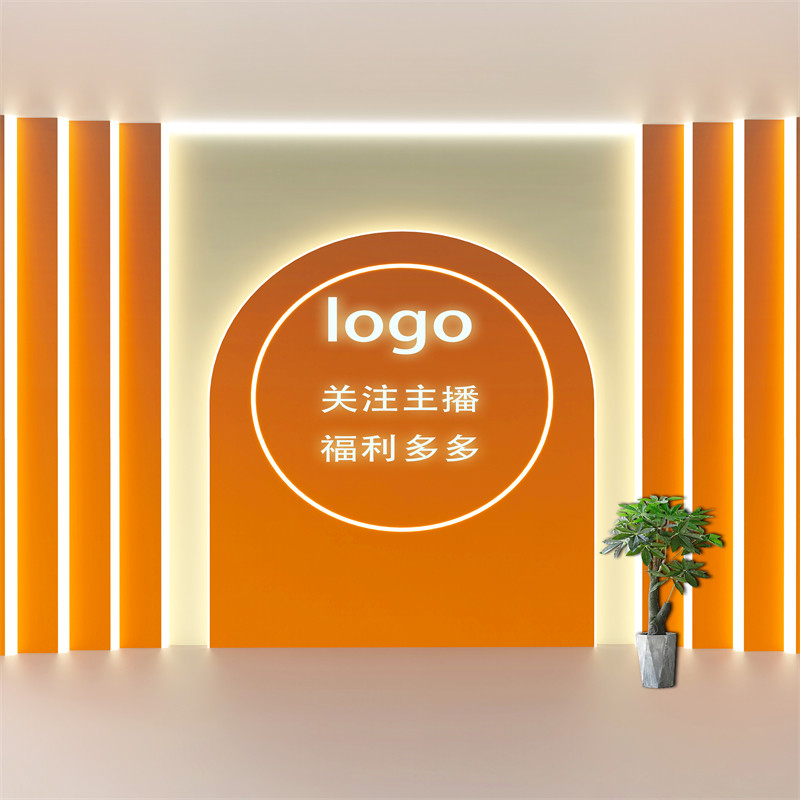 轻奢女装直播背景布3d立体壁布高级感装饰背景墙拍照拍摄场景布置