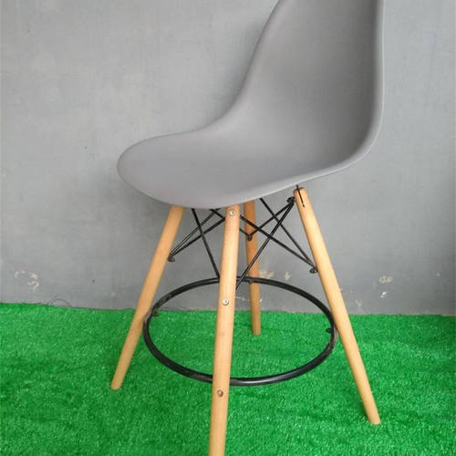 北欧简约吧台桌椅休闲铁艺实木吧椅奶茶店酒吧咖啡厅吧椅吧凳子