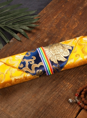 藏式包经布袋盖布垫布盖经布道装经布藏饰经文包经文的布经垫经袋