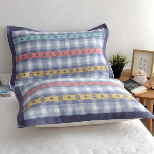 薇尔美枕巾加厚全棉纱布