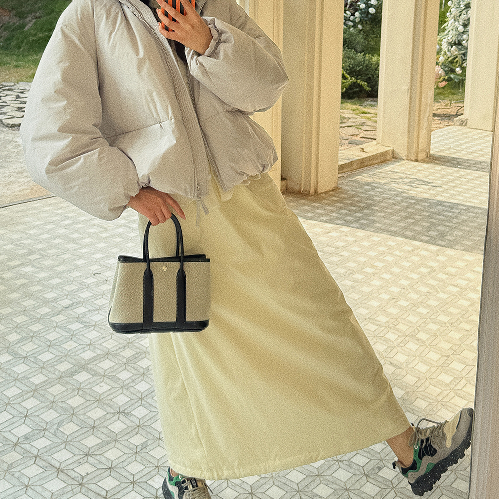 洋气新店REDMEMORY限定Cleanfit 温暖又出众 简约A字羽绒半身裙