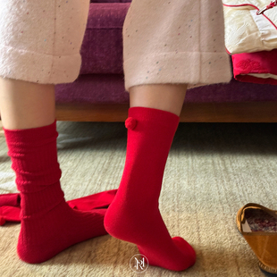 洋气新店REDMEMORY新年仪式感 幸运buff加满 春节限定红袜~