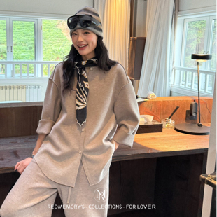 ROW风静奢羊毛套装 洋气新店REDMEMORY时光美学 智性老钱