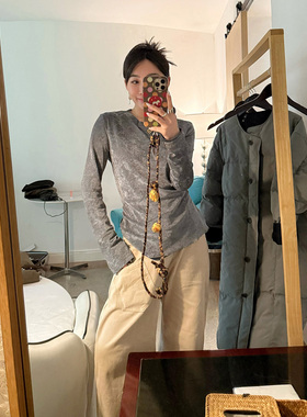 洋气新店REDMEMORY调性女神 低调显贵 自带滤镜 绑带木耳边打底