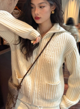 洋气新店REDMEMORY氛围密码 质感王炸 高克重拉链高领毛衣