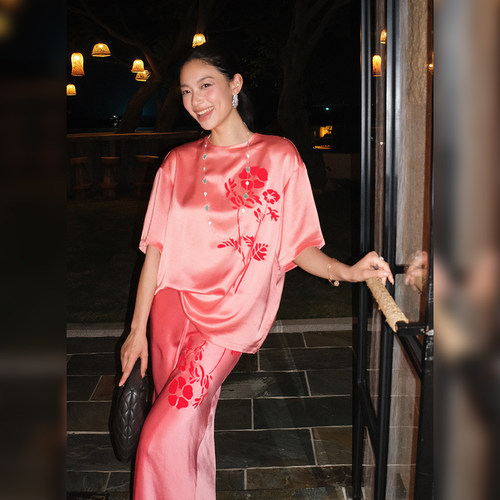 洋气新店REDMEMORY东方国色 曼妙倾城 新概念休闲风格旗袍套装