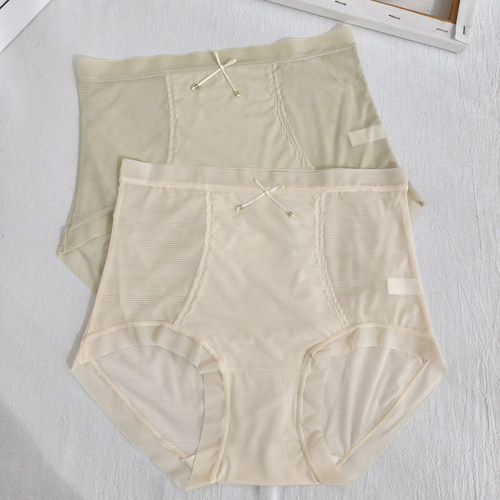 古妃高腰蚕丝蛋白裆亲肤舒适内裤