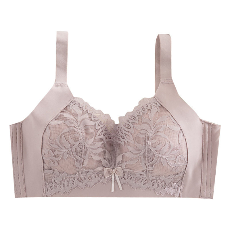 结无钢圈聚拢文胸防下垂大胸显女薄款罩蜂巢杯蕾丝桑蚕丝内衣女,女士内衣/男士内衣/家居服,文胸,淘宝优惠券,粉丝福利购,淘宝优惠卷