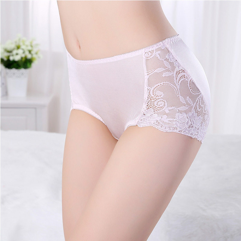 厂家100桑蚕丝女士内裤性感蕾丝边镂空透气中腰真丝三角裤女,女士内衣/男士内衣/家居服,男三角内裤,淘宝优惠券,粉丝福利购,淘宝优惠卷