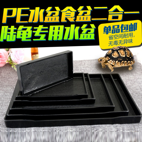 乌龟食盆爬虫饮水泡澡