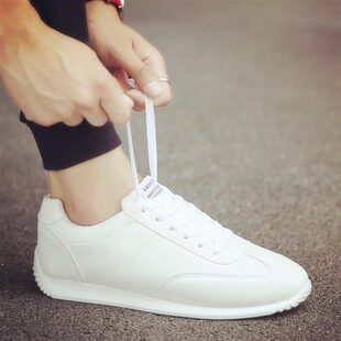 男鞋2026新款冬季透气皮鞋男士小白鞋休闲鞋子男款板鞋百搭运动鞋