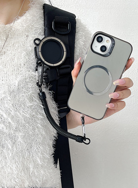 2024新磁吸夹子手机存放支架背包夹子男款通用多功能创意懒人个性