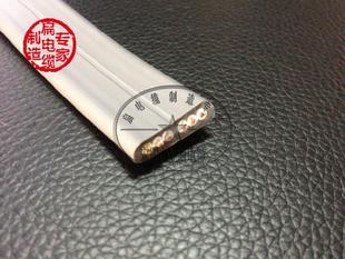 电动伸缩门专用线 TVVB9 柔软扁电线 扁平电梯电缆 0.75MM2