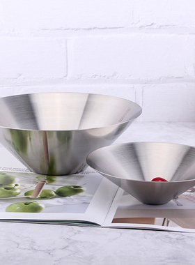 轻奢北欧风304不锈钢创意水果盘子零食坚果盆凉菜冷菜盘果壳餐盘