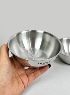 chockmen卓德铭18/10不锈钢11cm深口碟酱料碟骨碟蘸酱蘸水小料碗