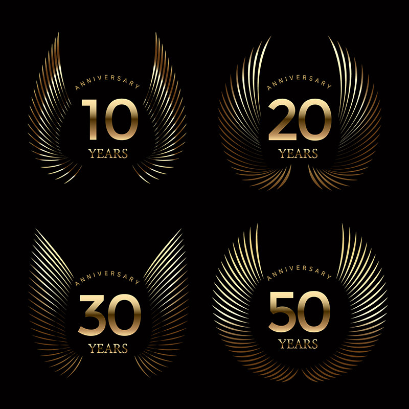 v08黑金vip贵宾卡周年开张开业庆店庆数字庆祝金色ai矢量设计素材