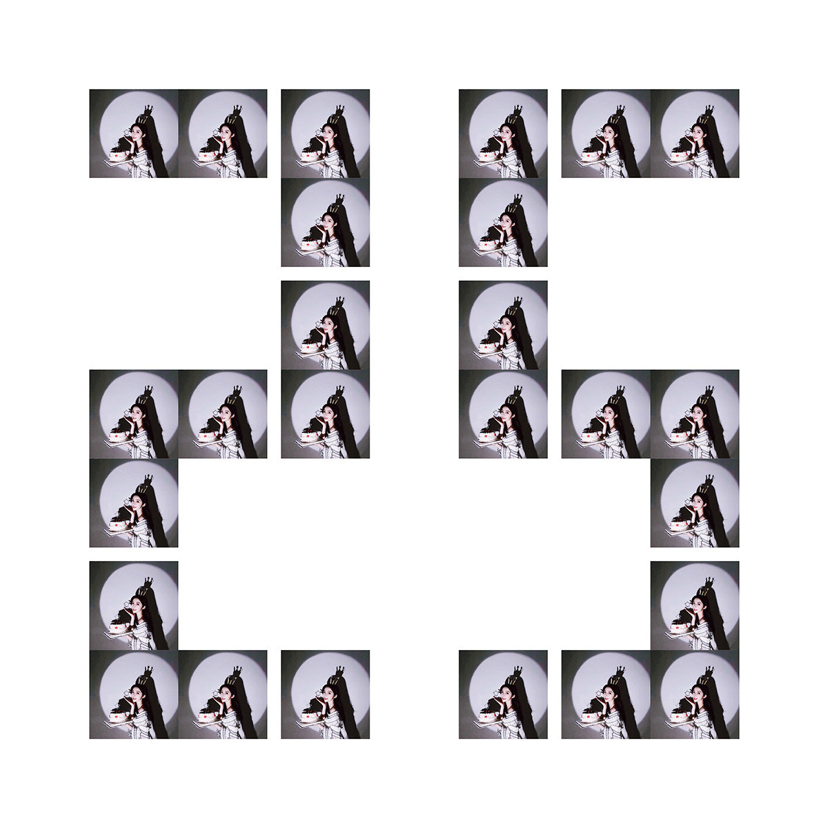 g16定制生日朋友圈九宫格创意文案网红个性庆生图文照片高清拼图