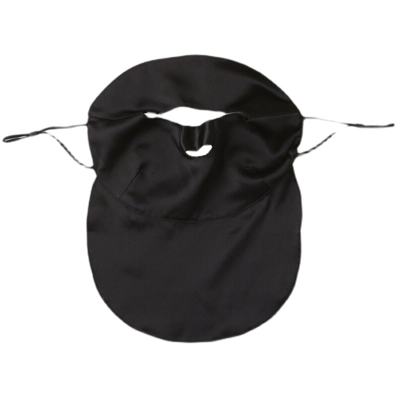 SILK ENLARGED NECK PROTECTION SUNSCREEN ANTI-ULTRAVIOLET FULL FACE MASK FACE PROTECTION FACE COVERING SUMMER SUNSHADE MULBERRY SILK WINDPROOF FACE MASK