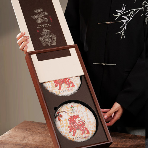 云南普洱茶包装盒古树白茶七子饼200g357g饼空礼品盒茶饼盒子空盒