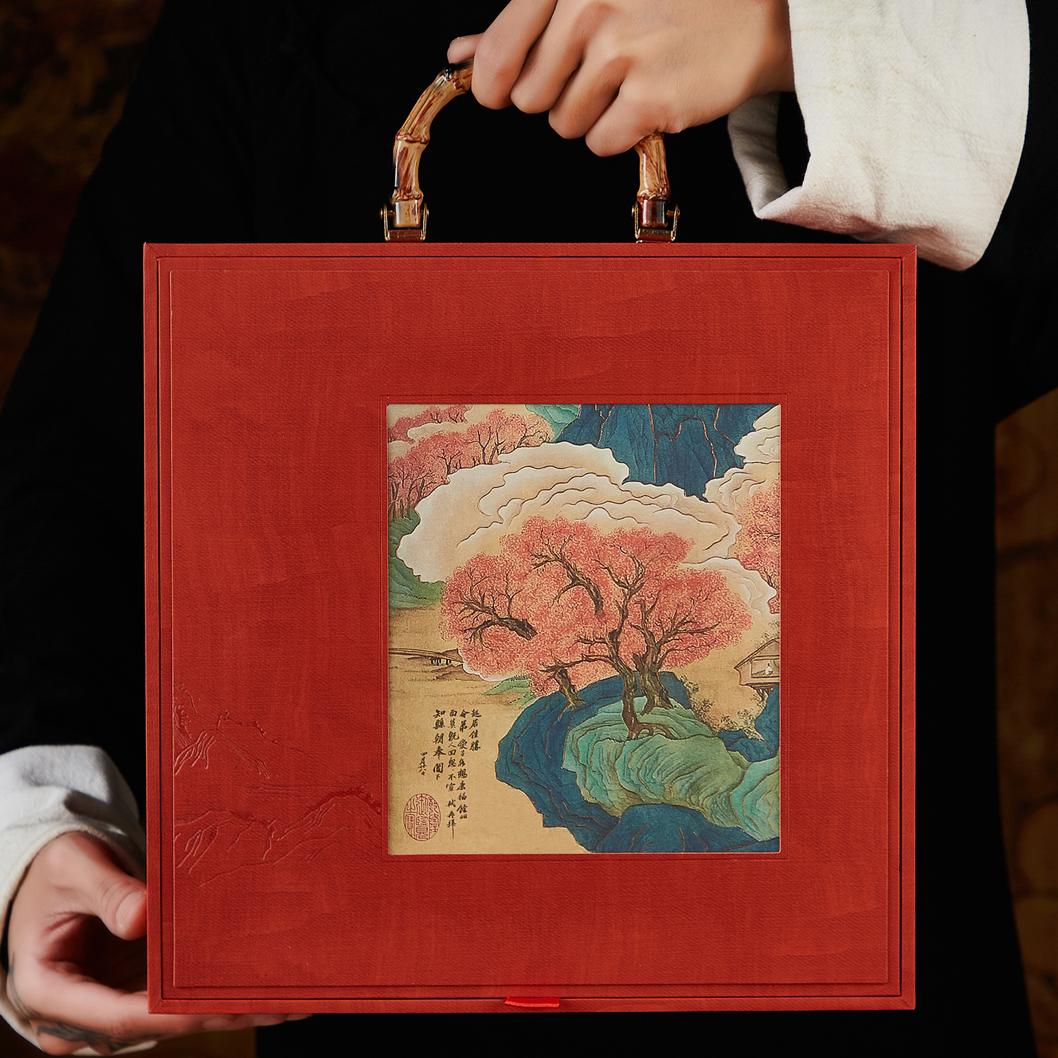 一顺百顺2024新款茶饼包装盒