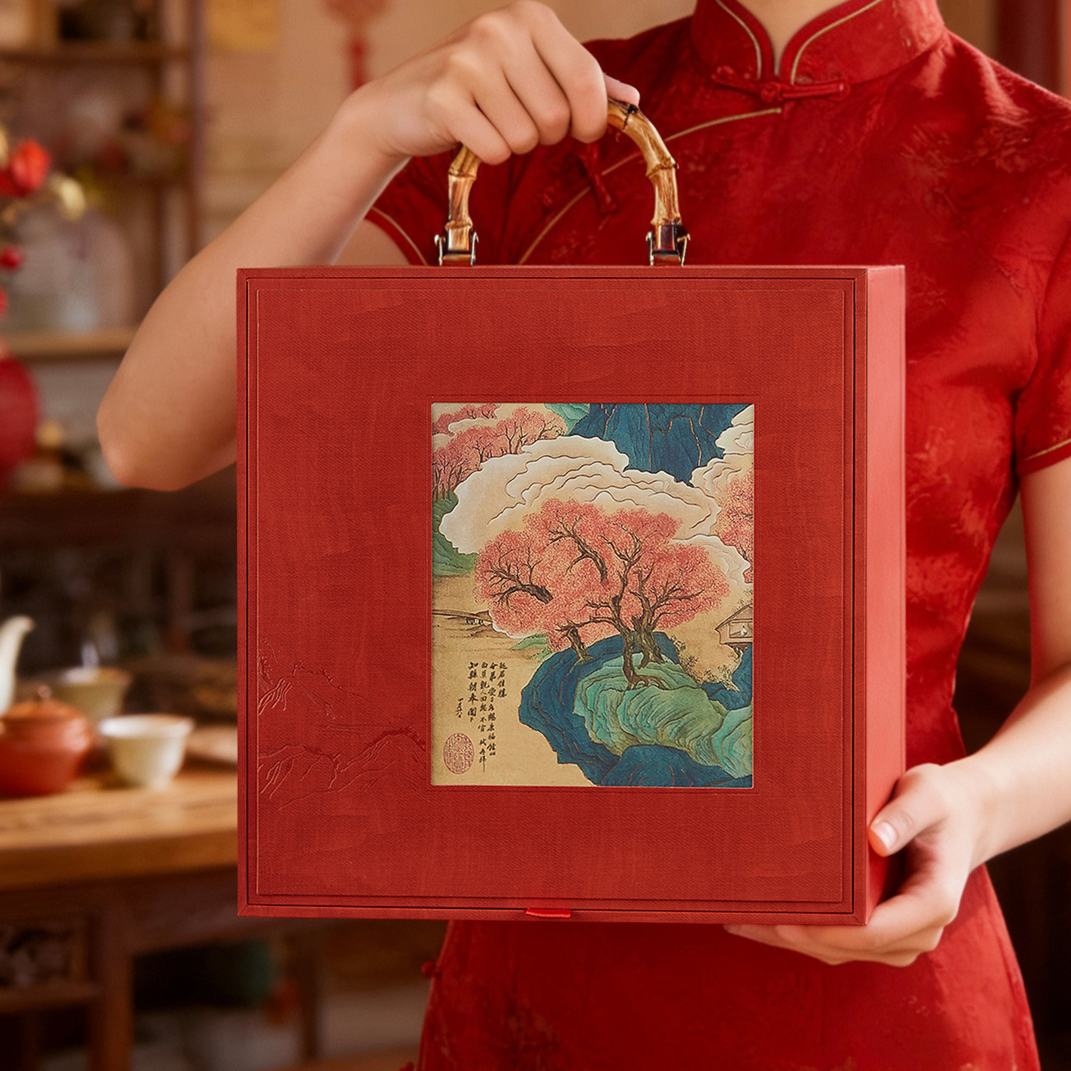 一顺百顺繁花里普洱茶包装盒福鼎老白茶七子饼200g357g饼空礼品盒,包装,茶叶包装,淘宝优惠券,粉丝福利购,淘宝优惠卷